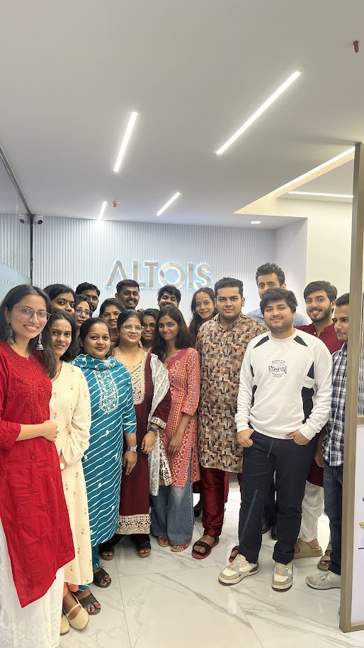 Altois team in ethnic wear at the office