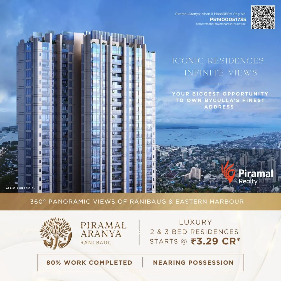 Piramal Aranya luxury real estate ad creative Mumbai